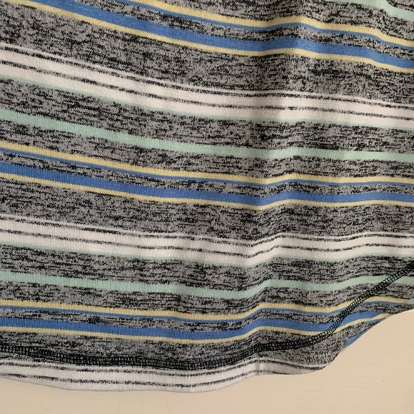 Final Price T by Talbots Pull On Skirt SZ Medium Stripe Pattern - Picture 2 of 9